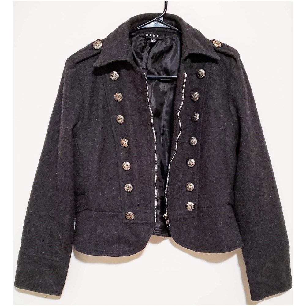 DIMRI Medium Black Wool Coat